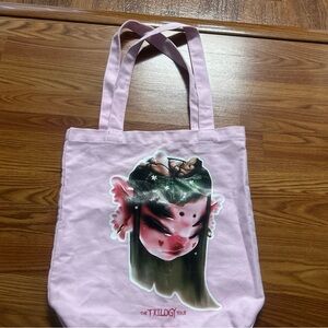 New Melanie martinez the trilogy tour pink tote bag with graphic